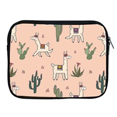 Llamas+pattern Apple Ipad 2/3/4 Zipper Cases