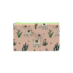 Llamas+pattern Cosmetic Bag (xs)