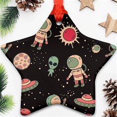 Space Pattern Cartoon Ornament (star)