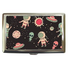 Space Pattern Cartoon Cigarette Money Case