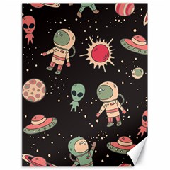 Space Pattern Cartoon Canvas 18  X 24  by Jancukart