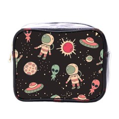 Space Pattern Cartoon Mini Toiletries Bag (one Side)