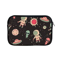 Space Pattern Cartoon Apple Ipad Mini Zipper Cases by Jancukart