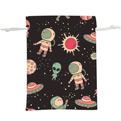 Space Pattern Cartoon  Lightweight Drawstring Pouch (xl) by Jancukart