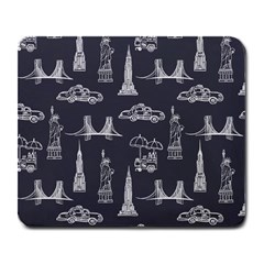 Nyc Pattern Large Mousepads by Jancukart