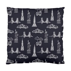 Nyc Pattern Standard Cushion Case (two Sides)