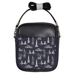 Nyc Pattern Girls Sling Bag