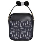 Nyc Pattern Girls Sling Bag Front