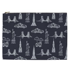 Nyc Pattern Cosmetic Bag (xxl)