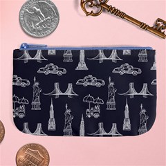 Nyc Pattern Large Coin Purse