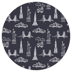 Nyc Pattern Round Trivet