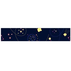 Cartoon-space-seamless-pattern-vectors Large Flano Scarf 