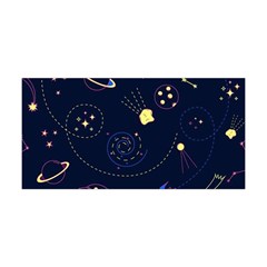 Cartoon-space-seamless-pattern-vectors Yoga Headband