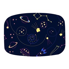 Cartoon-space-seamless-pattern-vectors Mini Square Pill Box