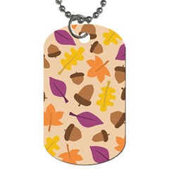 Seamless Verson Of Fal Pattern Dog Tag (one Side)