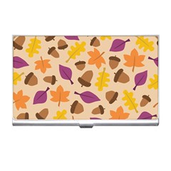 Seamless Verson Of Fal Pattern Business Card Holder