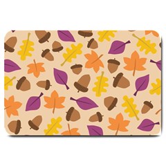 Seamless Verson Of Fal Pattern Large Doormat 