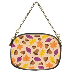 Seamless Verson Of Fal Pattern Chain Purse (two Sides)