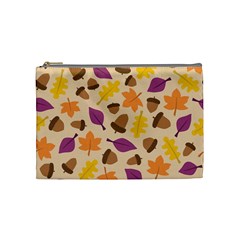 Seamless Verson Of Fal Pattern Cosmetic Bag (medium)