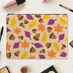 Seamless Verson Of Fal Pattern Cosmetic Bag (xl)