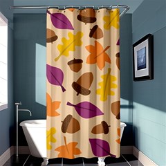 Seamless Verson Of Fal Pattern Shower Curtain 36  X 72  (stall) 