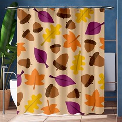 Seamless Verson Of Fal Pattern Shower Curtain 60  X 72  (medium) 