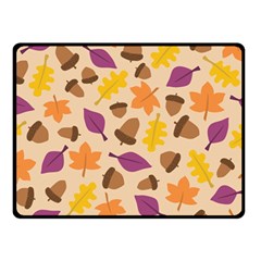 Seamless Verson Of Fal Pattern Double Sided Fleece Blanket (small) 