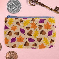 Seamless Verson Of Fal Pattern Large Coin Purse