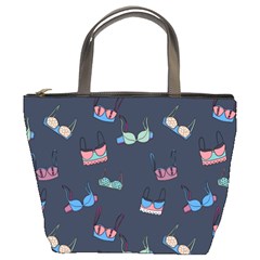 Bra Set Pattern Bucket Bag