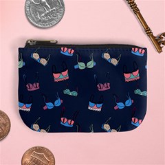 Bra Set Pattern Mini Coin Purse by Jancukart