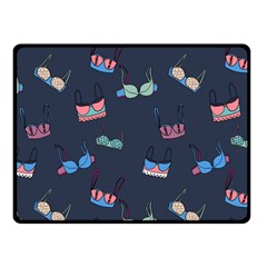 Bra Set Pattern Fleece Blanket (small)