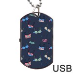 Bra Set Pattern Dog Tag USB Flash (One Side) Front