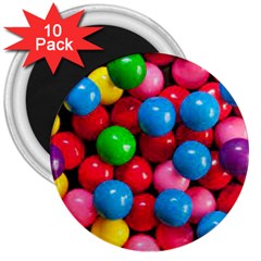 Bubble Gum 3  Magnets (10 Pack)  by artworkshop