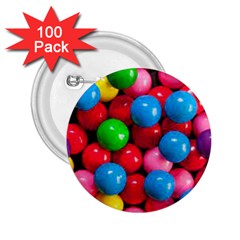 Bubble Gum 2 25  Buttons (100 Pack) 