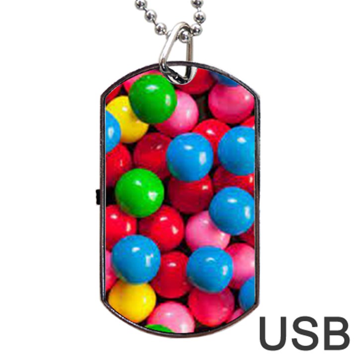 Bubble Gum Dog Tag USB Flash (Two Sides)