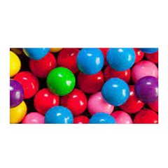 Bubble Gum Satin Wrap 35  X 70  by artworkshop