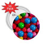 Bubble Gum 2.25  Buttons (10 pack)  Front