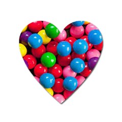 Bubble Gum Heart Magnet by artworkshop