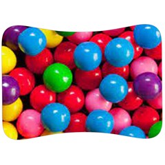 Bubble Gum Velour Seat Head Rest Cushion by artworkshop