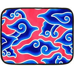 Batik Megamendung Fleece Blanket (mini) by artworkshop