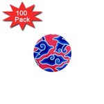 Batik Megamendung 1  Mini Magnets (100 pack)  Front