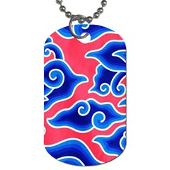 Batik Megamendung Dog Tag (one Side) by artworkshop