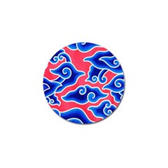 Batik Megamendung Golf Ball Marker by artworkshop