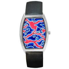 Batik Megamendung Barrel Style Metal Watch by artworkshop