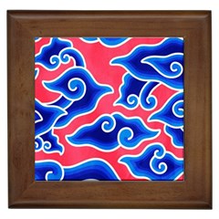 Batik Megamendung Framed Tile by artworkshop