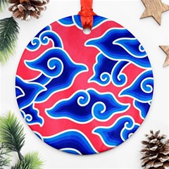 Batik Megamendung Ornament (round) by artworkshop