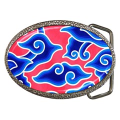 Batik Megamendung Belt Buckles by artworkshop