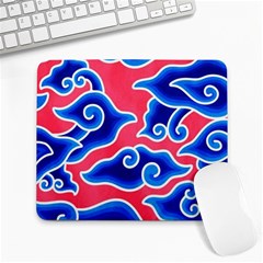 Batik Megamendung Large Mousepads by artworkshop