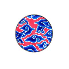 Batik Megamendung Hat Clip Ball Marker by artworkshop