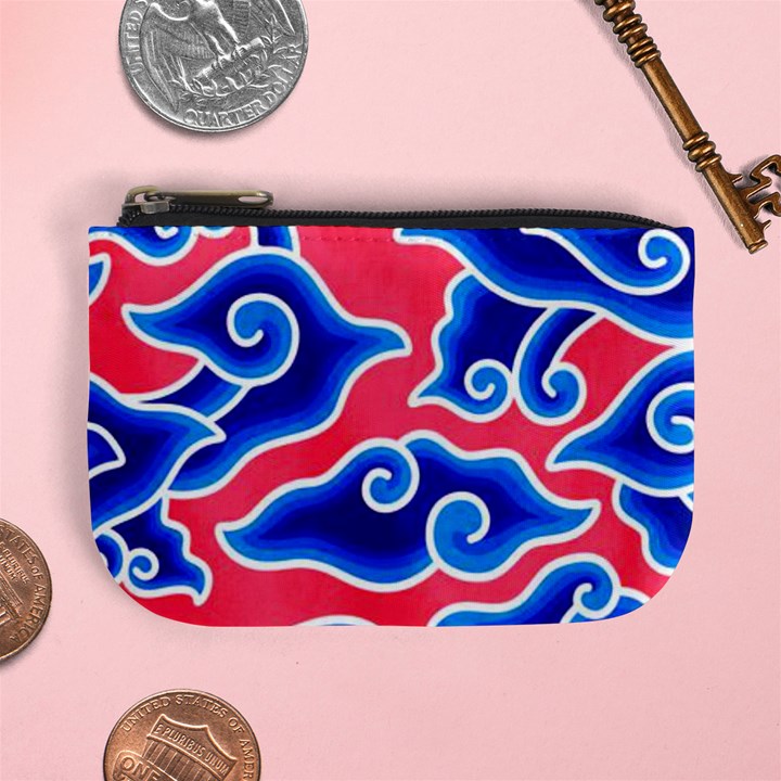 Batik Megamendung Mini Coin Purse